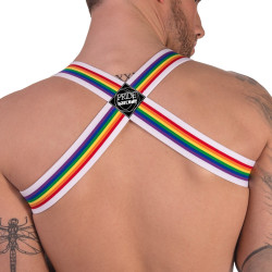 Barcode Berlin Harnais élastique Barcode Pride Blanc